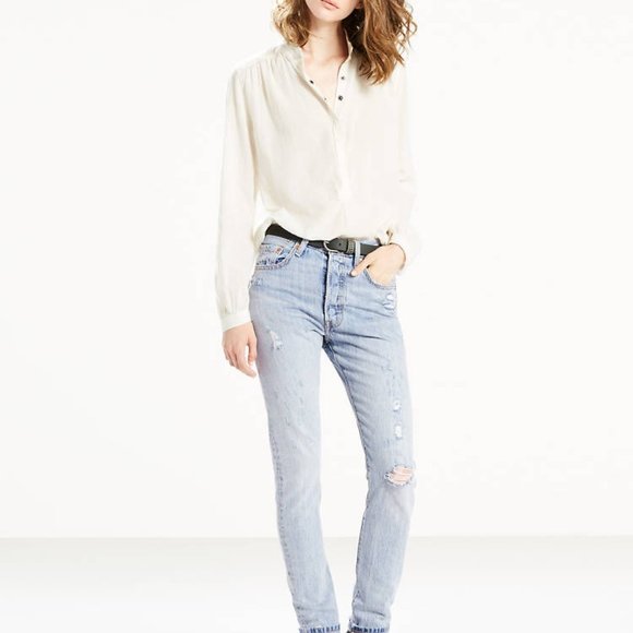 Levi's Denim - Levi's 501 Skinny Jeans in Clear Minds